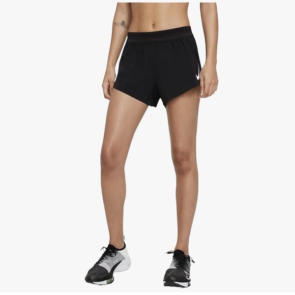Nike Aeroswift women’s running shorts black, Sz L - Picture 2 of 11